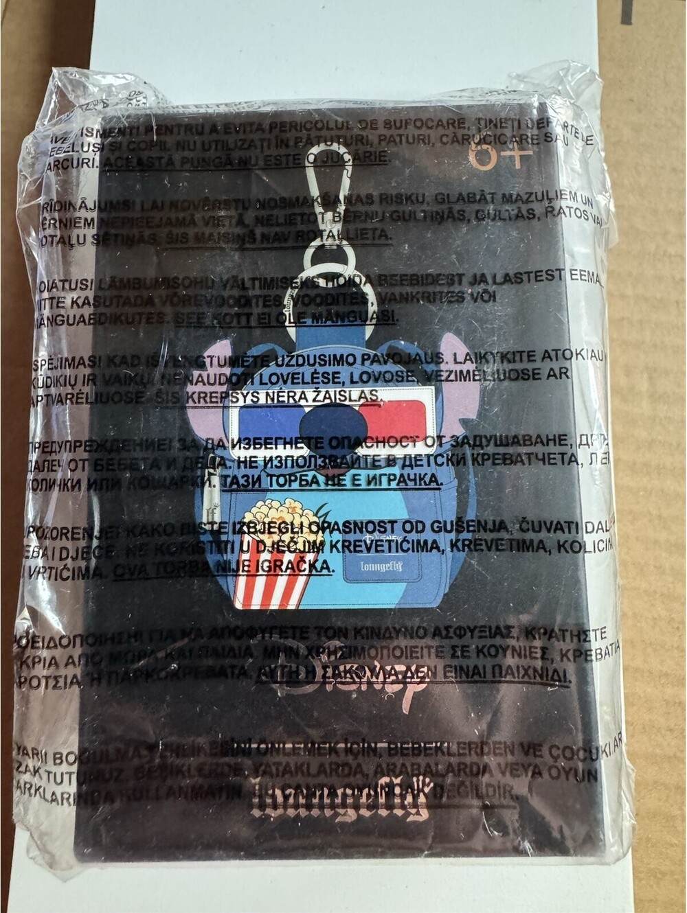 Loungefly Disney stitch popcorn micro mini backpack bag clip brand new IN BOX
